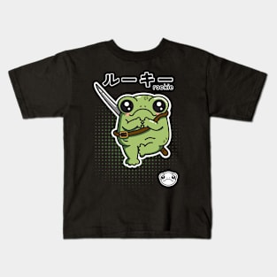 Rookie warrior frog Kids T-Shirt